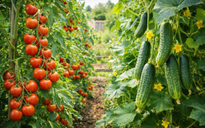 Odla tomater och gurkor för en riklig skörd under de varma månaderna