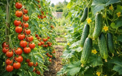 Odla tomater och gurkor för en riklig skörd under de varma månaderna